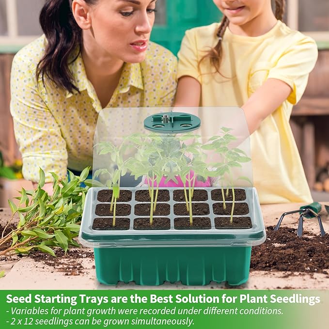 Seed Starter Tray with Plant Light, 4 Pack Grow Lights - Image 5