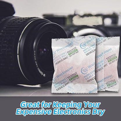 20 Gram Desiccant Packs, Indicating Silica Gel Packets, Rechargeable Moisture - Image 7