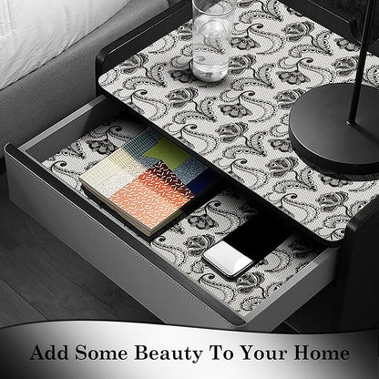 Drawer and Shelf Liner, Non-Slip Kitchen Cabinet Liners Non-Adhesive Thick - Image 2