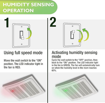 Homewerks 7136-02HW Bathroom Vent Fan - Image 4