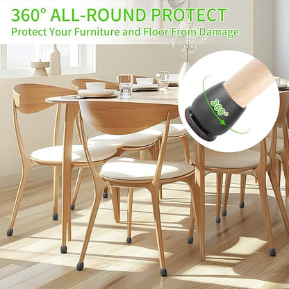 16PCS Round Silicone Chair Leg Floor Protectors - Image 2