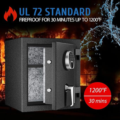 WASJOYE Biometric Fireproof Safe Box - Image 4