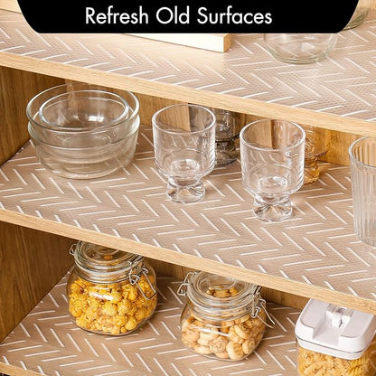 Cooyes Shelf and Drawer Liner for Kitchen Cabinets – Non-Adhesive, Waterproof - Image 3