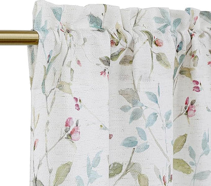 Chyhomenyc Roman Linen Blend Curtains 96 Inch Length 2 Panels, Light Filtering - Image 9