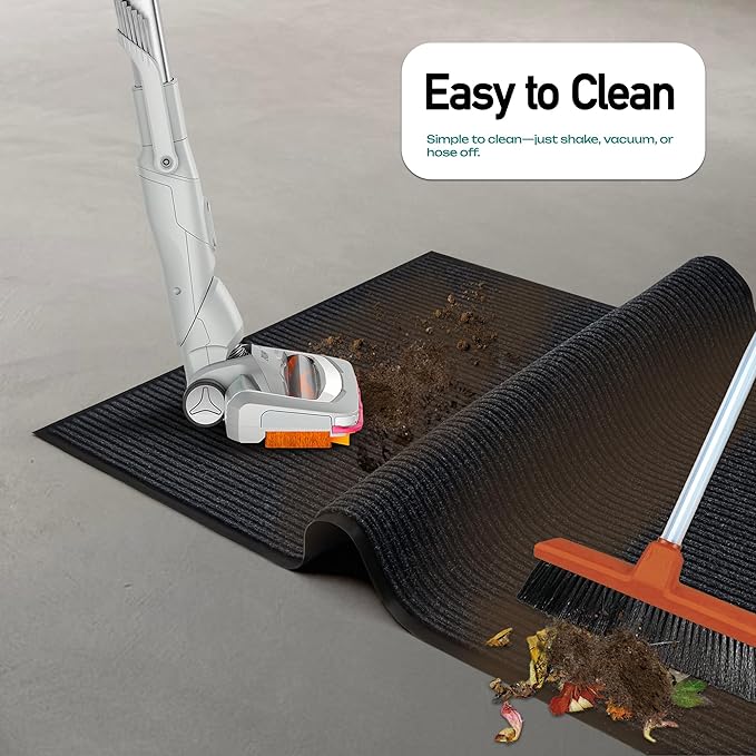 MaxMat® Extra Large Commercial Door Mat, Rubber Border Heavy Duty Door Mat - Image 4