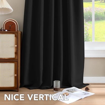 H.VERSAILTEX Blackout Curtains Thermal Insulated Window Treatment Panels Room - Image 8