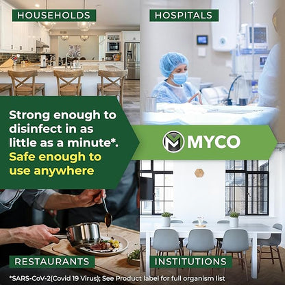 Myco Mold Control Concentrate – EPA-Registered Hospital Grade Disinfectant & - Image 2