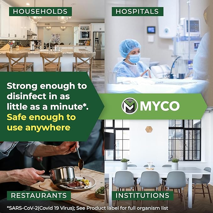 Myco Mold Control Concentrate – EPA-Registered Hospital Grade Disinfectant & - Image 2
