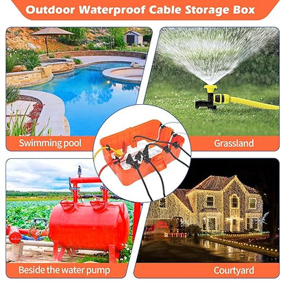 Hrensaw Large Outdoor Electrical Box, IP54 Waterproof Outdoor Outlet Covers - Image 7