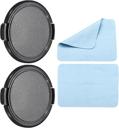 PATIKIL Camera Lens Cap, 2 Pack Sides Pinch Front Lens Cover by PATIKIL