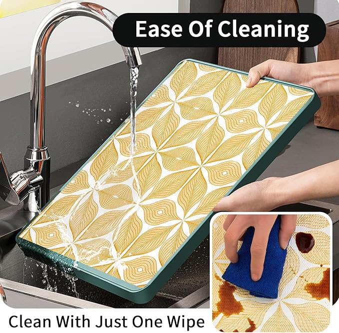 Shelf Liners for Kitchen Cabinets 17in x 30FT, Non Adhesive Cabinet Liner - Image 6
