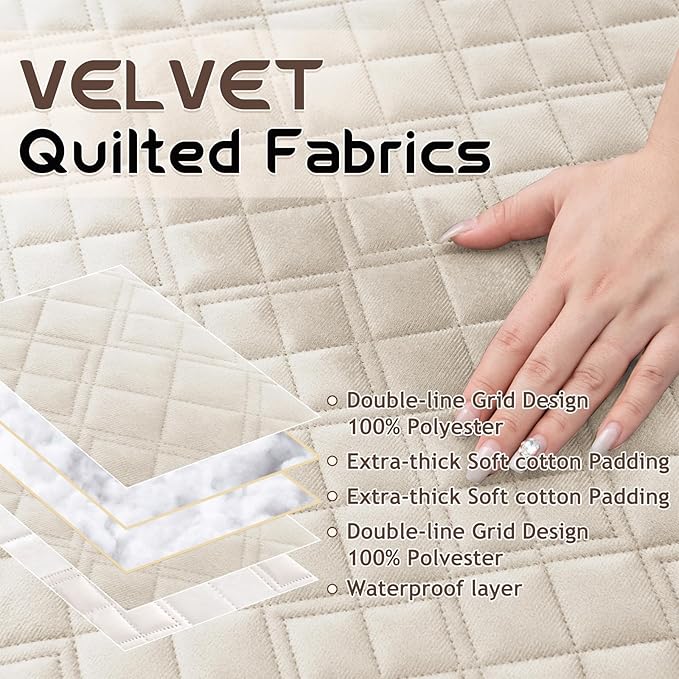 Arfntevss Waterproof Recliner Sectional Couch Covers - Image 3