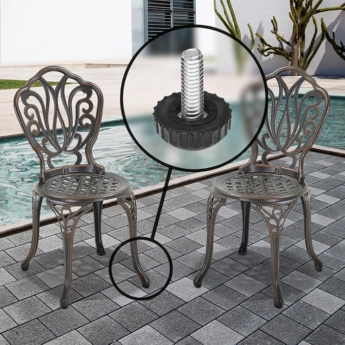 Slipstick Gorilla Outdoor Adjustable Furniture Levelers Weatherproof Screw in - Image 5