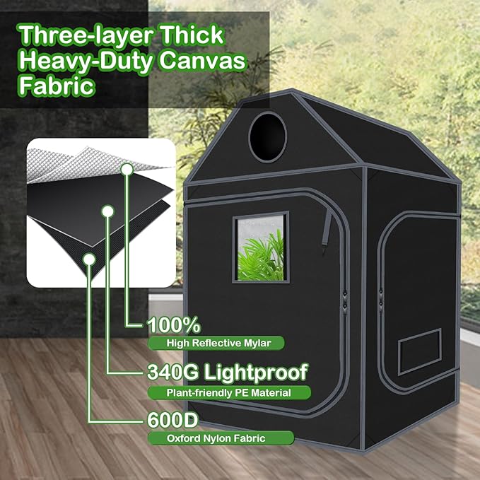 5x5 Grow Tent, Indoor Growing Tent - Image 5