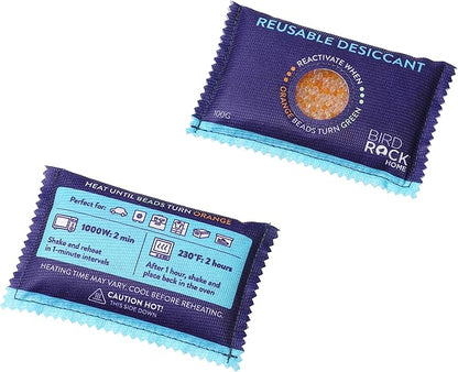 BIRDROCK HOME Reusable Desiccant Pack 100g – Silica Gel Moisture Absorber & - Image 9