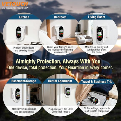 4-in-1 Plug-in Smoke & Carbon Monoxide Alarms - Image 8
