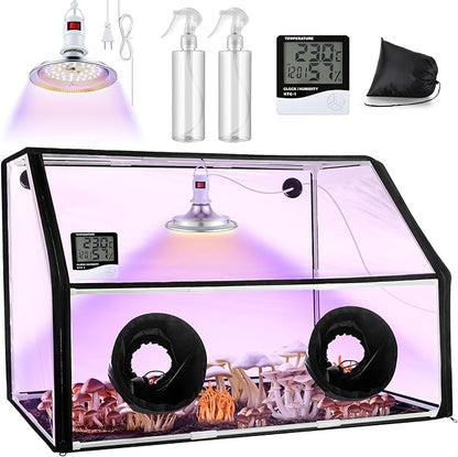 Meonum Large Still Air Box Mushroom Grow Tent, Monotub Kit by Meonum