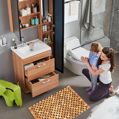 Acacia Wood Bath Mat - Image 12