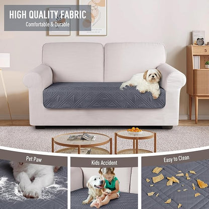 TAOCOCO 100% Waterproof Couch Cushion Cover Reversible Sofa Seat Cover - Image 4