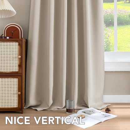 H.VERSAILTEX Blackout Curtains Thermal Insulated Window Treatment Panels Room - Image 8