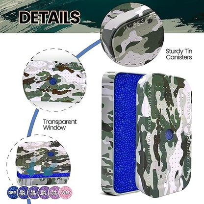 3 Packs Gun Safe Dehumidifier 40 Gram Reusable Indicating Silica Gel Desiccant - Image 2