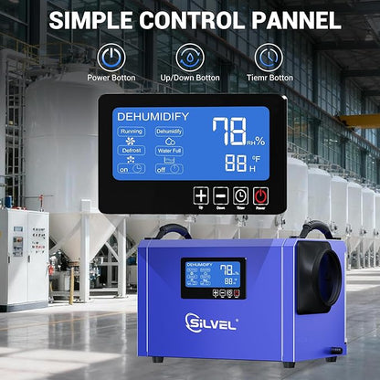 SILVEL 145 Pint Dehumidifier - Image 3