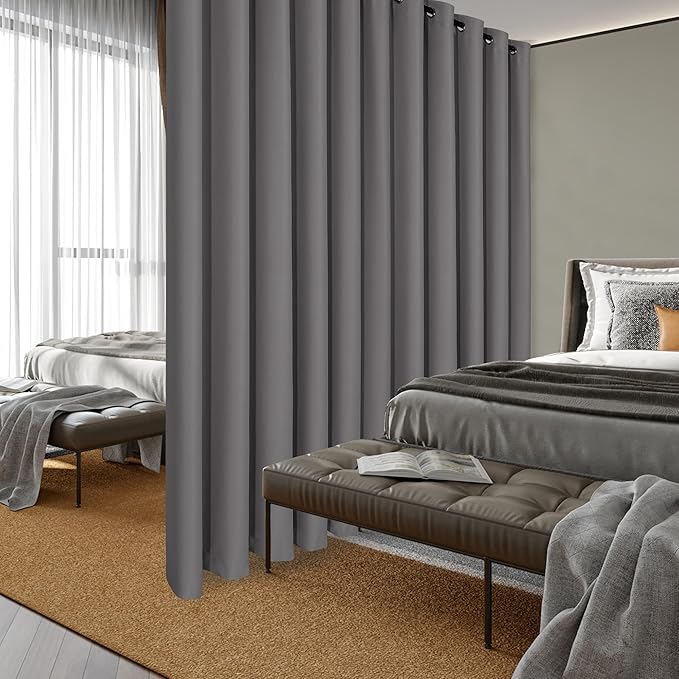 Hiasan Patio Sliding Door Curtain Panel, Bedroom Partition, Shared Office Space - Image 7