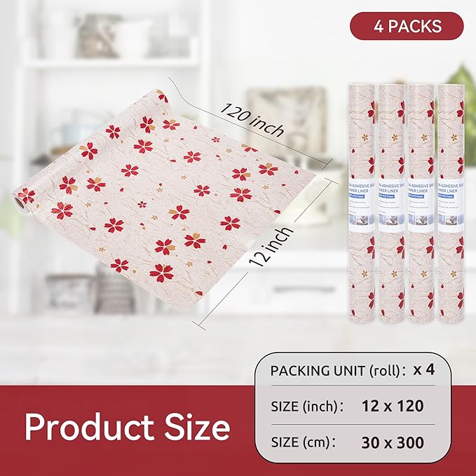 FIFTY FEET 12"x120" Non-Adhesive Shelf Liner - Image 5