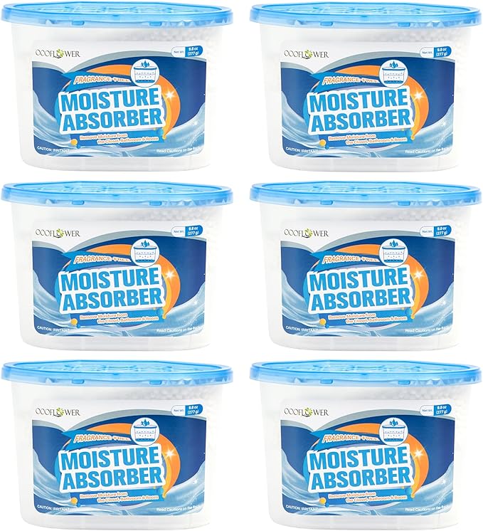 6-Pack Moisture Absorber, 9.8 oz, Traps Moisture & Humidity, Portable by Unknown