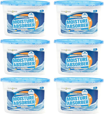 6-Pack Moisture Absorber, 9.8 oz, Traps Moisture & Humidity, Portable by Unknown