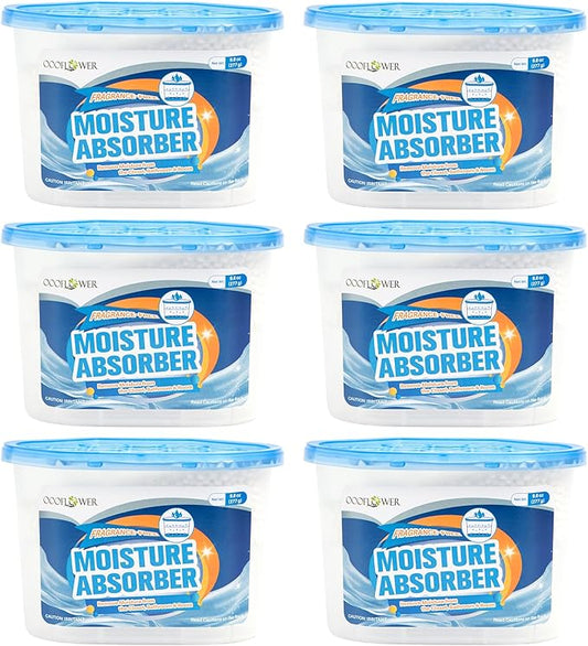 6-Pack Moisture Absorber, 9.8 oz, Traps Moisture & Humidity, Portable by Unknown