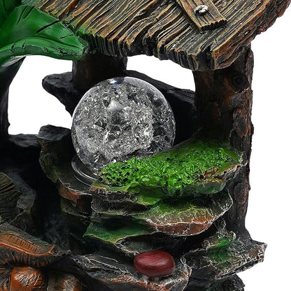 Tabletop Rockery Fountain Indoor Waterfall Bonsai Desktop Mini Rockery Water - Image 2