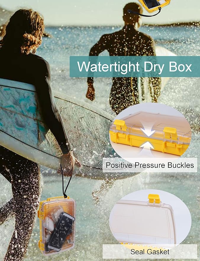 Avlcoaky Dry Box Waterproof Dry Boxes Small Waterproof Watertight Containers - Image 5