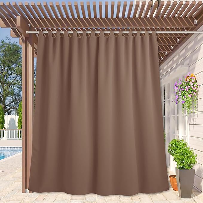 RYB HOME Windproof Outdoor Curtains by RYBHOME