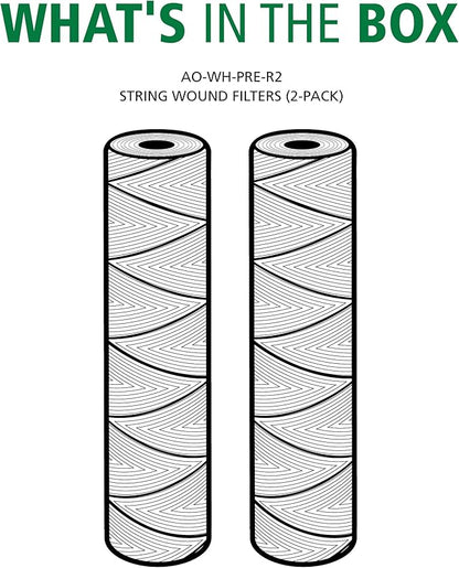 AO Smith 2.5"x10" 35 Micron Sediment Water Filter Replacement Cartridge - Image 3