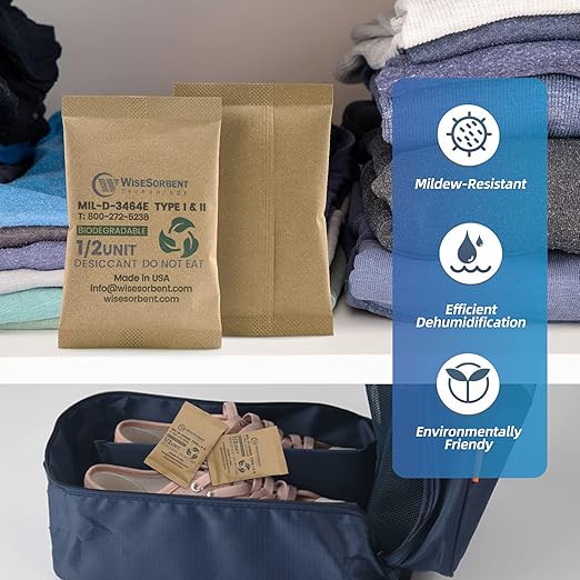 Kraft Clay Desiccants Packs for Safe, 17 Gram 20 Pack Dehumidifier for Gun Safe - Image 8