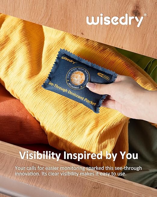 wisedry 100g See-Through Desiccant Packs - Image 3