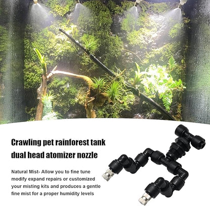 Reptile Misting Spray Nozzle for Rainforest Tank Pet Cooling Adjustable Reptile - Image 6