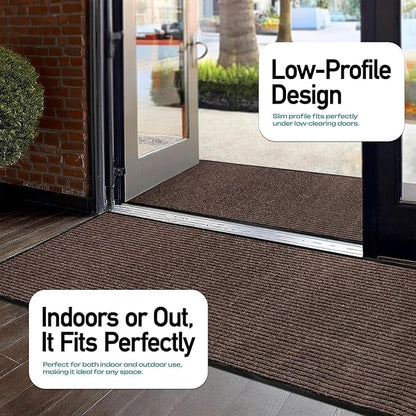 MaxMat® Extra Large Commercial Door Mat, Rubber Border Heavy Duty Door Mat - Image 4