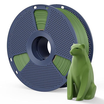 Matte PLA Filament 1.75mm Army Green Color, 1kg SUNLU 3D Printer Filament by YOOPAI