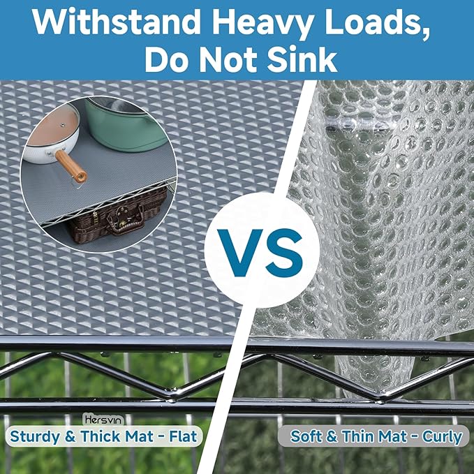 Hersvin Shelf Liners 24 in x 20 ft Thickened EVA Drawer Mats, Non-Adhesive - Image 3