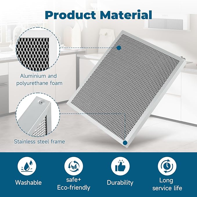 2-Packs 5443 Washable MERV 8 Dehumidifier Filter 10x12x1 Compatible - Image 5