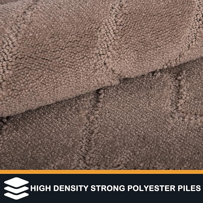PURRUGS Dirt Trapping Door Mat 34" x 59", Non-Slip Machine Washable Entry Rug - Image 3