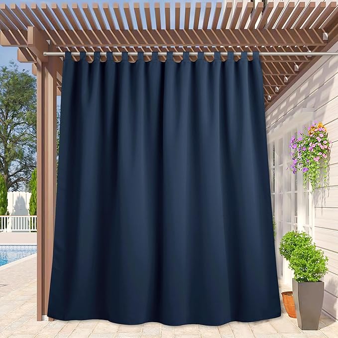 RYB HOME Extra Wide Outdoor Curtains by RYBHOME
