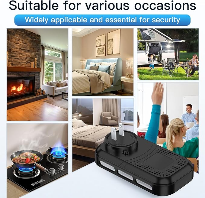 5IN1 Plug in Smoke & Carbon Monoxide Detector & Combustible Natural Gas - Image 9