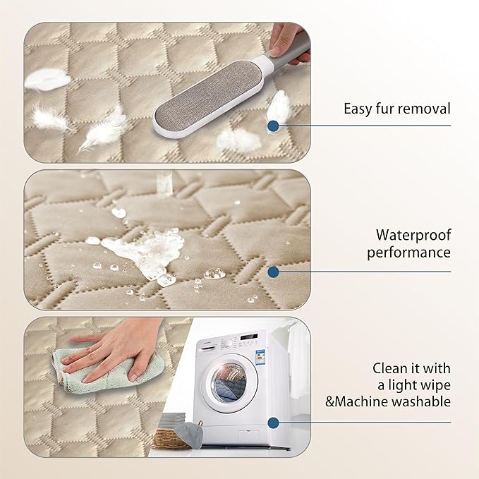 gogobunny 3X Stronger Waterproof Pet Blanket, Scratch Proof Furniture Protector - Image 8