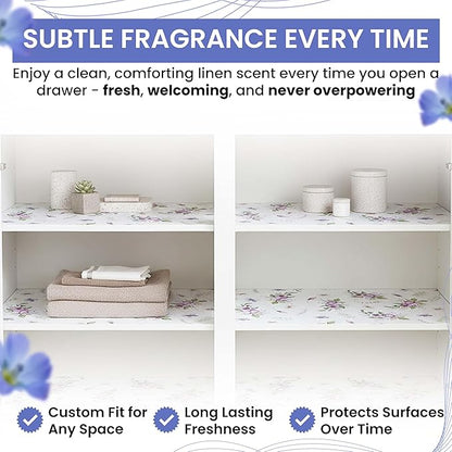 8X Linen Scented Drawer Liners for Dresser - Image 4
