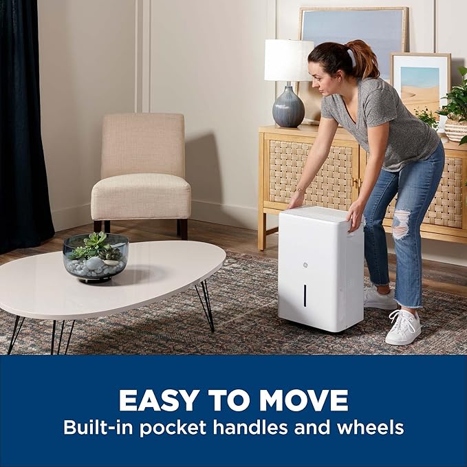 GE Portable Dehumidifier, 50 Pint Daily Output - Image 5