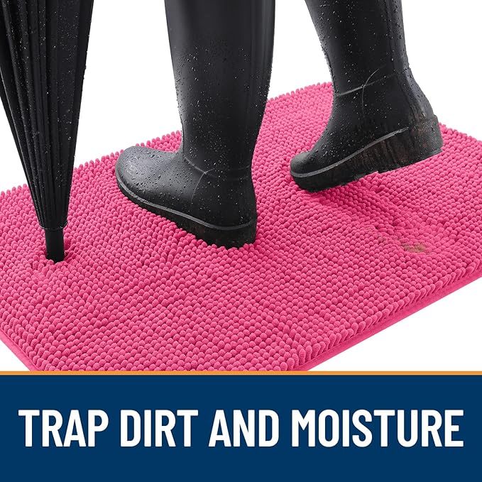 OLANLY Dog Door Mat for Muddy Paws 36x24, Absorbs Moisture and Dirt, Absorbent - Image 2