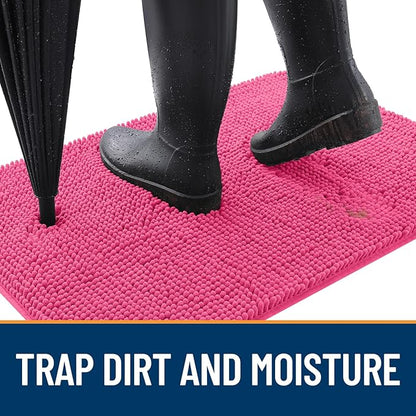 OLANLY Dog Door Mat for Muddy Paws 48x30, Absorbs Moisture and Dirt, Absorbent - Image 2